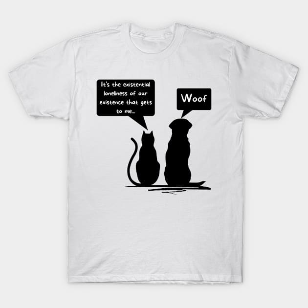 Cats and Dogs - Funny Design T-Shirt by Thunderpawsed